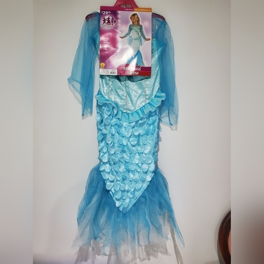 Mermaid Costume size 8-10 -Make Believe Play/Halloween